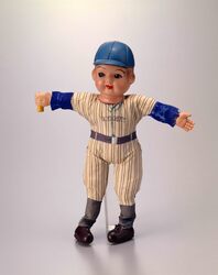 セルロイド人形 野球選手 / Celluloid Doll, Baseball Player image