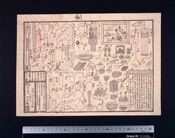 [東都ギヤマン開製舗崑山堂引札] / [Edo Glassware Shop Konzandō Handbill] image