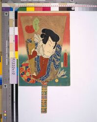 羽子板絵　四代目市村家橘の天竺徳兵衛 / Ichimura Kakitsu Ⅳ as Tenjiku Tokubei image