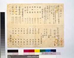 平円組武栄講掛金之通(頼母子講) / Heiengumi Bueikō Kakekin No Tōri (Tanomoshikō [Mutual Financing Association])  image