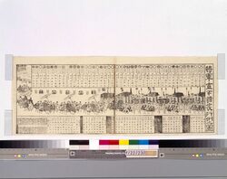 将軍宣下諸家行例之図 / Painting of Procession of Delegations Attending Appointment Ceremony of Seiitaishōgun image