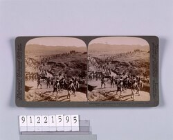 Japanese troopsAdvancing into position―on the investment line―Siege of PortArthur. 7565 / Japanese troops advancing into position―on the investment line―Siege of Port Arthur. 7565 image