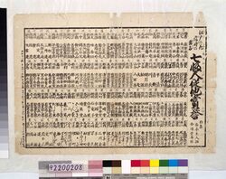 江戸の花当時の雷名 七福神従他賞誉 / Edonohana Imanoraimei (Fame of Edonohana), Shichifukujin (Seven Lucky Deities) Awards image