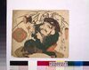 広告団扇絵 大黒/Painting on a Round Fan for an Advertisement: Daikoku (One of the Seven Lucky Deities) image
