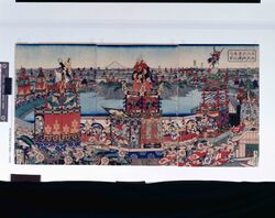 東都日枝大神祭礼練込之図 / Parade at the Festival of Hie Jinja Shrine of the Eastern Capital image