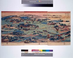 東都深川富ヶ岡八幡宮境内全図 / Precincts of the Tomigaoka Hachiman Shrine at Fukagawa, the Eastern Capital image