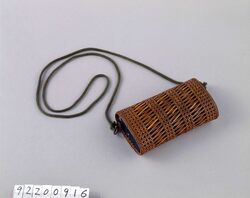 籐製荒編懸守 / Roughly Woven Rattan Bag for Carrying Charms image