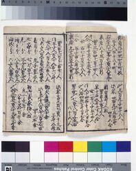 御府内荒増一日勘定 全 / Estimate of Expenditure for a Day within the Town of Edo, All image