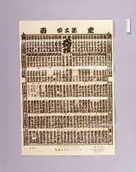 藤八拳聯合記念表番付 / Rankings of the Tōhachiken Game Commemorating Various Ken Games image