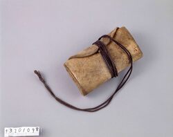 姫路白鞣革三折財布 / White Square Tanned Himeji Leather Wallet image