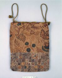 ゴブラン織蓑虫巾着 / Gobelins Bagworm Silk Drawstring Pouch image