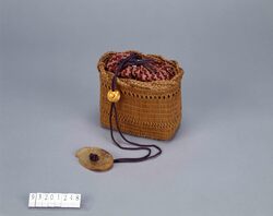 藁製提篭(テンキ) / Straw Basket (Tenki) image