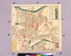 尾張屋版江戸切絵図 四ツ谷絵図 / Owariya Edition, Pictorial Map of Edo, Pictorial Map of Yotsuya image