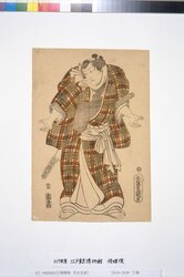 [相撲絵 力士立姿] / Standing Portrait of a Sumo Wrestler image