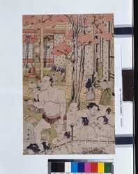 上覧相撲の図 / Sumo Match in the Presence of Shōgun image