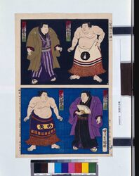 皇国力士鑑 / Illustrations of Sumo Wrestlers of the Empire image