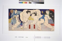 常陸山梅ヶ谷取組 / The Sumo Bout between Hitachiyama and Umegatani image