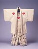  野袴/Firefighter’s Clothing (Nobakama, Pleated Trousers with Band at Hem, White Wool with Phoenix Motif and Paulownia Crest) image