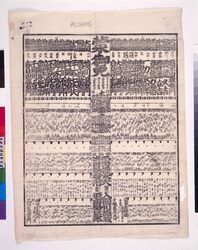 回向院境内勧進大相撲番付 安政四年十一月場所 / Ekōin Temple Precincts Fund-Raising Sumo Rankings for the November 1857 Tournament image