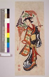 大津絵 藤娘 / Otsu-e: Wisteria Maiden image