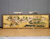 左隻/Folding Screen Depicting Cherry Blossom Viewing at Ueno and Pleasure Boats on the Ryogoku River 2 image
