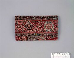 古渡唐草文様更紗紙入 / Wallet of Antique Imported Sarasa Chintz in Arabesque Patterns image