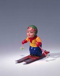 セルロイド玩具 スキーヤー / Celluloid Toy, Skier image