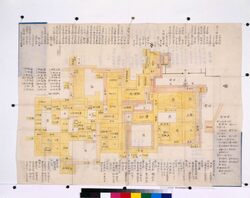 御本丸御役詰割之図 / Document of Samurai Class, Document Related to Blue Print image