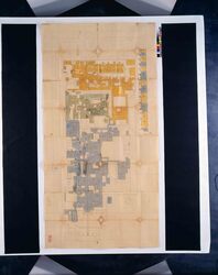 弘前藩津軽家上屋敷図面 / Document of Samurai Class, Document Related to Blue Print image