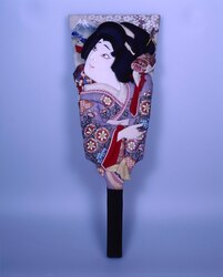 押絵羽子板 おかる / Oshie Hagoita (Battledore Decorated with Padded Fabric Pictures), Okaru image