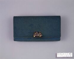 萌葱羅紗紙入 / Parrot Green Woolen Purse image
