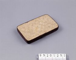 象牙網代編小箱 / Small Ivory Ajiro-ami Box image