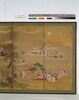 左隻/Folding Screen Depicting Pleasures Inside and Outside the Mansion image