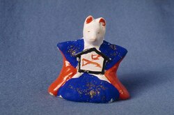 土人形 口入稲荷狐(男) / Clay Doll: Kuchiire Inari Fox (Male) image