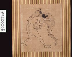 角力古戯画 / Sumo Old Caricature image