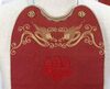 胸当/Firefighter’s Clothing (Chest Protector of Deep Brownish-Red Wool with Paulownia Crest) image