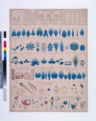 博物圖(第一) / Chart of Plants (No. 1) image