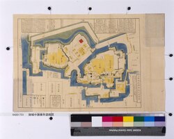 御城中諸番所道絵図 / Document of Samurai Class and Document Related to Blue Print image