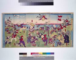 開化旧弊興廃くらべ / Comparison of Popularity in Modern Society image