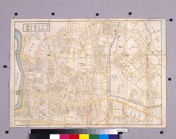 近江屋版江戸切絵図 四ッ谷千駄ヶ谷辺図 / Pictorial Map of Edo by Ōmiya: Yotsuya, Sendagaya image