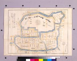 近江屋版江戸切絵図 御大名小路辰之口辺図 / Pictorial Map of Edo by Ōmiya: Odaimyō Kōji Tatsunokuchi image