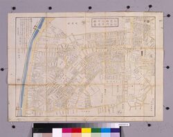 近江屋版江戸切絵図 牛込市ヶ谷御門外原町辺絵図 / Pictorial Map of Edo by Ōmiya: Ushigome, Ichigaya, Gomongai, Haramachi image