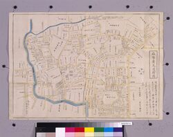 近江屋版江戸切絵図 麻布広尾辺図 / Pictorial Map of Edo by Ōmiya: Azabu, Hiroo image