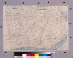 近江屋版江戸切絵図 下谷浅草箕輪山谷辺図 / Pictorial Map of Edo by Ōmiya: Shitaya, Asakusa, Minowa, Sanya image