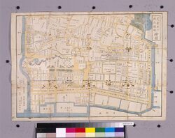 近江屋版江戸切絵図 芝愛宕下西久保辺図 / Pictorial Map of Edo by Ōmiya: Shiba Atagoshita, Nishikubo image