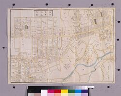 近江屋版江戸切絵図 改正 青山長者丸辺図 / Pictorial Map of Edo by Ōmiya: Aoyama Chōjamaru (Revised) image