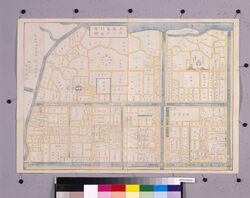 近江屋版江戸切絵図 改正 本所猿江亀戸辺図 / Pictorial Map of Edo by Ōmiya: Honjo Sarue Kameido (Revised) image
