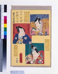 古今俳優似顔大全 実川系譜 / A Complete Set of Ancient and Modern Actor Portraits : The Jitsukawa Lineage image