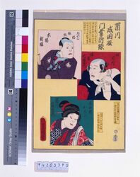 古今俳優似顔大全 市川成田屋門葉附禄 / A Complete Set of Ancient and Modern Actor Portraits : An Addition to the Ichikawa Narita-ya Lineage image
