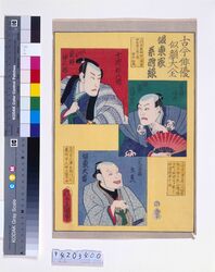 古今俳優似顔大全 坂東家系附禄 / A Complete Set of Ancient and Modern Actor Portraits : An Addition to the Bando Lineage image